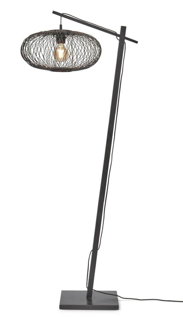 STEHLEUCHTE GOOD&MOJO 150/40/62 cm Industrial  - Schwarz, Trend (150/40/62cm) - Good & Mojo