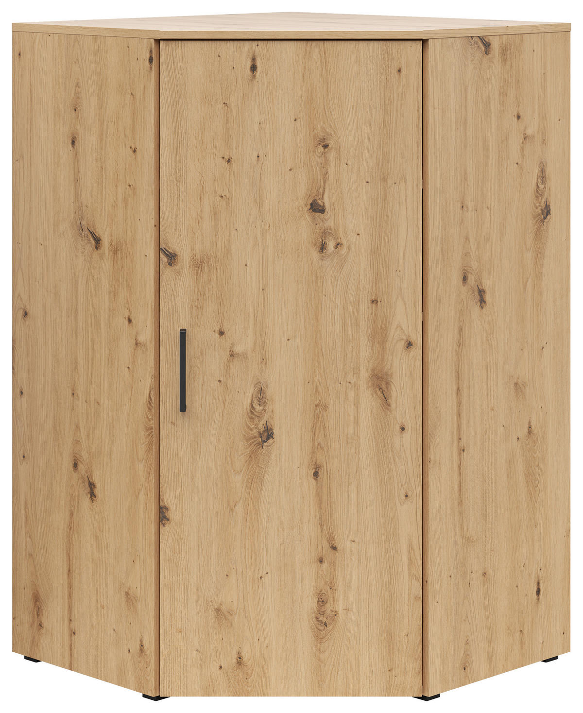 COMODĂ DE COLț 71,5/115/71,5 cm  - stejar Artisan/antracit, Modern, plastic/material pe bază de lemn (71,5/115/71,5cm)