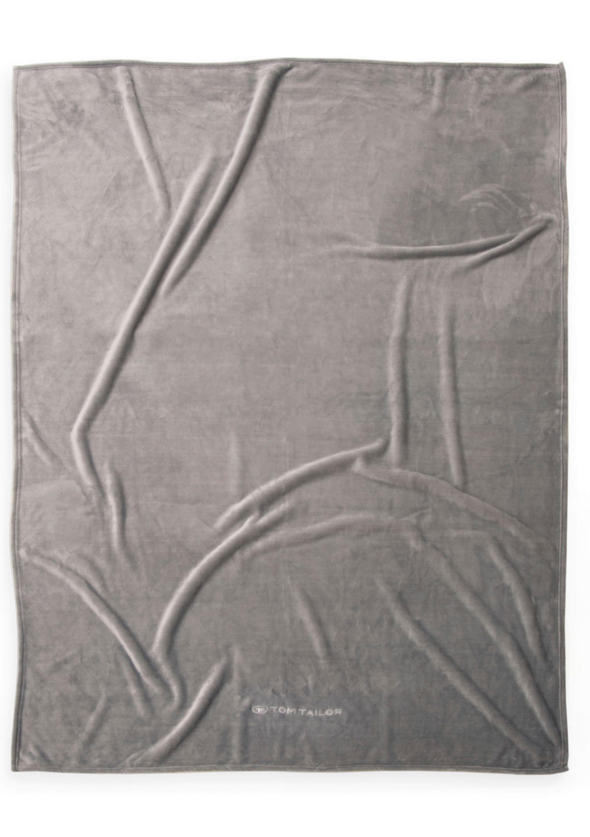 DECKE 150/200 cm  - Grau, Basics, Textil (150/200cm) - Tom Tailor