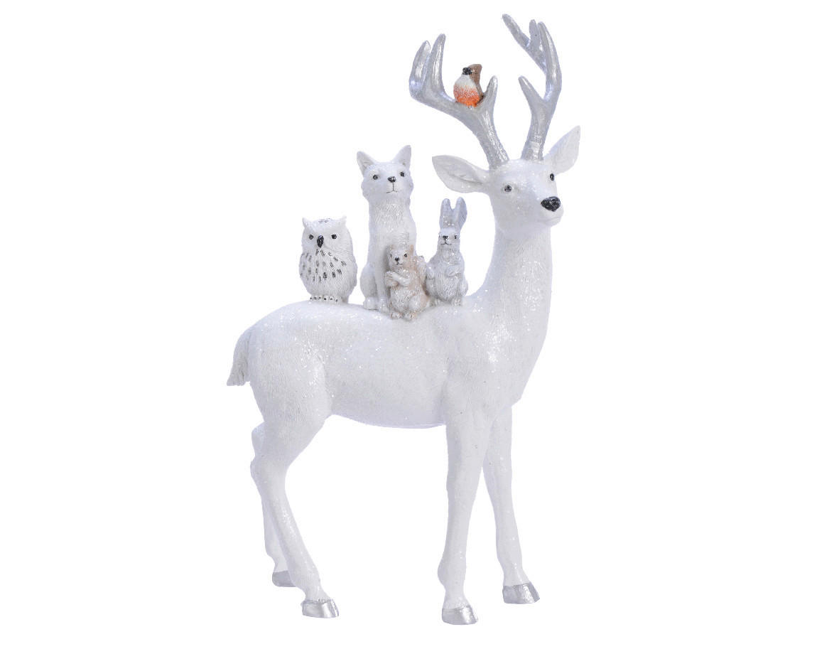 REN DECORATIV - alb, Basics, plastic (32,00/21,00/33,50cm)
