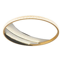 LED-DECKENLEUCHTE 41/6 cm   - Klar/Chromfarben, Design, Kunststoff/Metall (41/6cm) - Globo