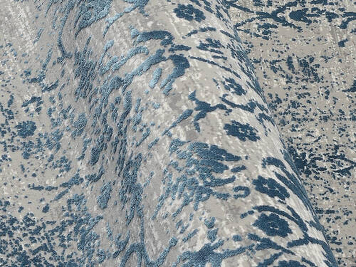 WEBTEPPICH 140/200 cm Blau  - Blau, Design, Textil (140/200cm) - Musterring