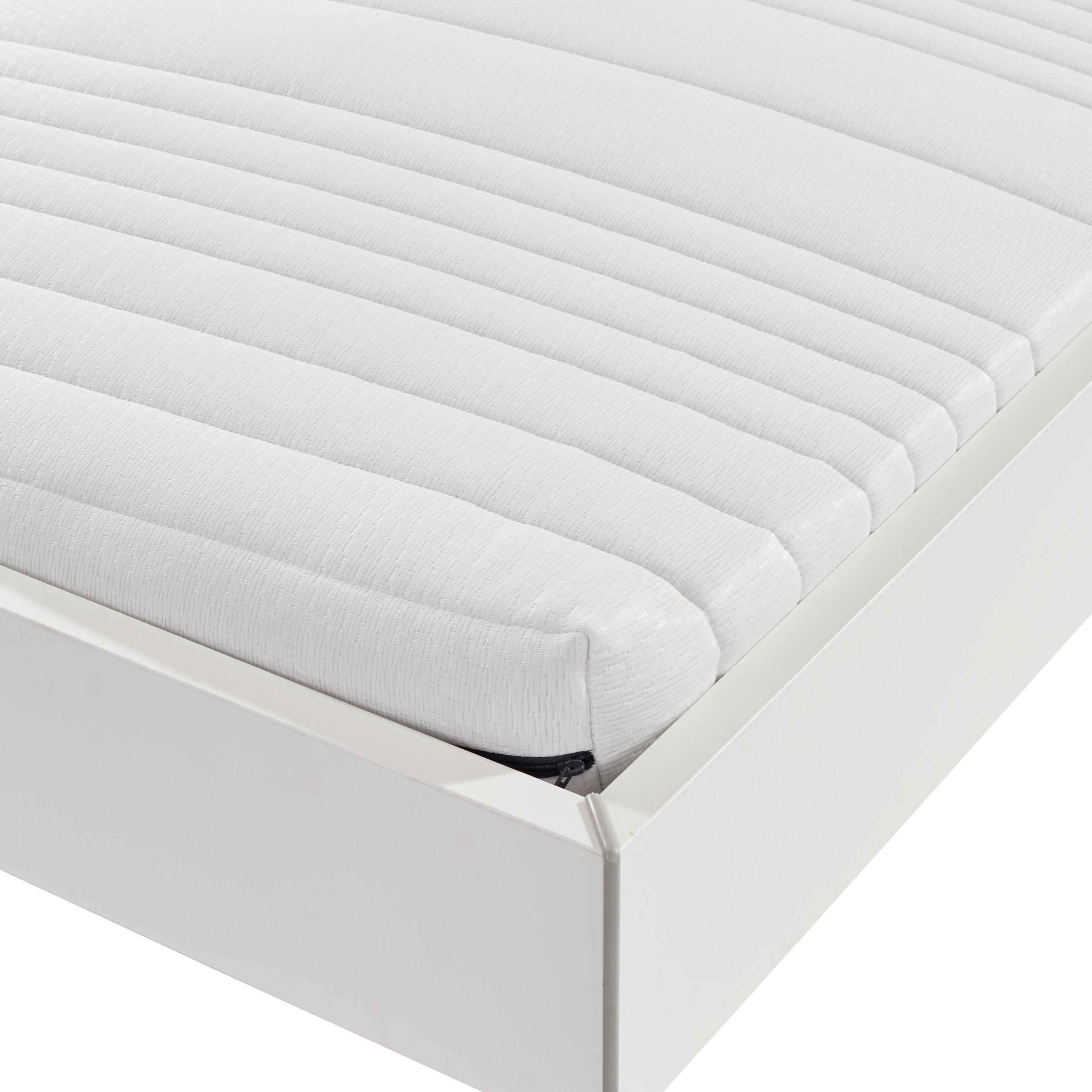 MATRACE Z PUR PĚNY, 90/200 cm - bílá, Moderní, textil (90/200cm) - MID.YOU
