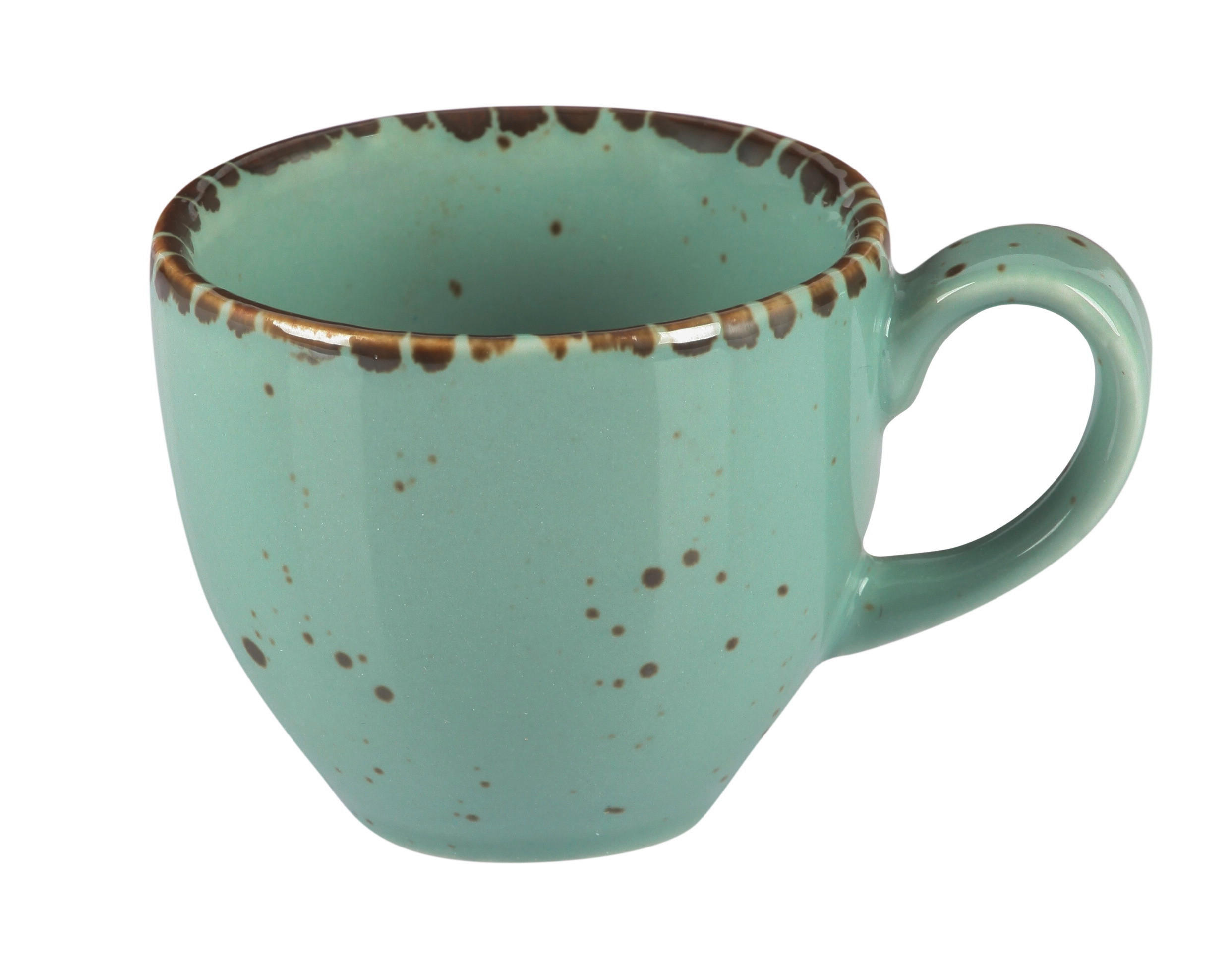 ŠÁLKA NA ESPRESSO porcelán keramika - tyrkysová, Lifestyle, keramika (80ml) - Landscape