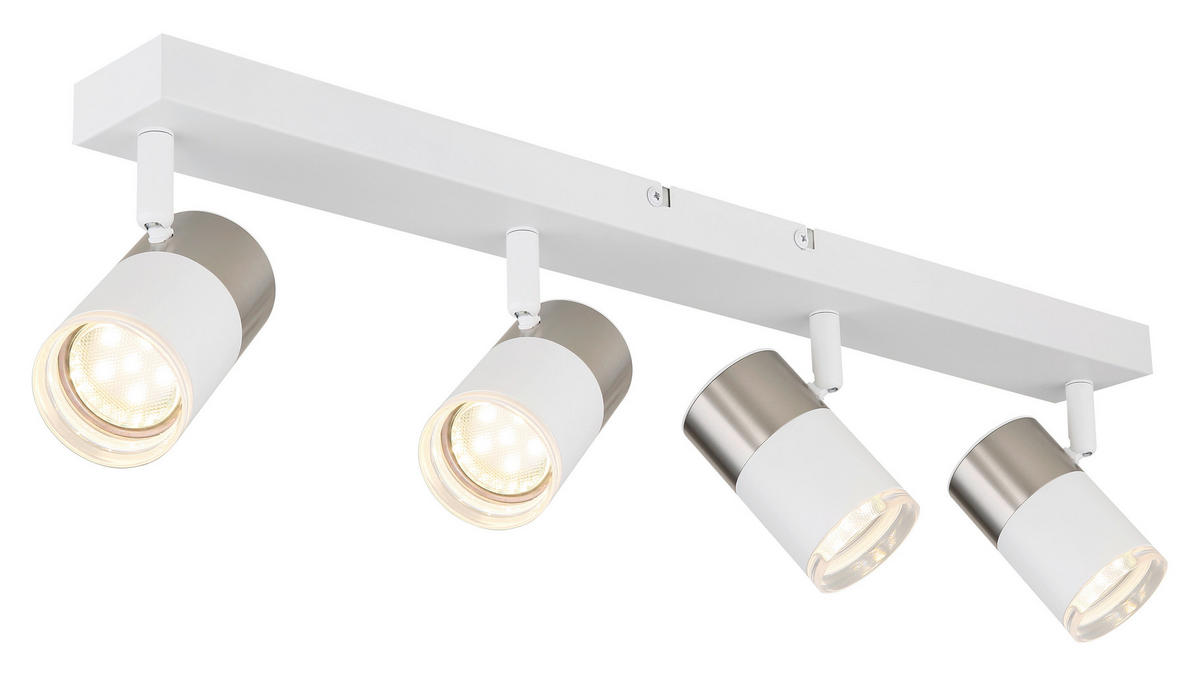 STRAHLER 56/6/12 cm   - Dunkelgrau/Schwarz, Design, Kunststoff/Metall (56/6/12cm) - Globo