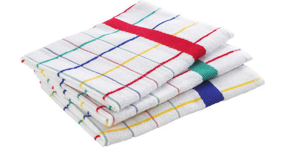 GESCHIRRTUCH-SET 3-teilig Multicolor - Multicolor, KONVENTIONELL, Textil (50/50cm) - Esposa
