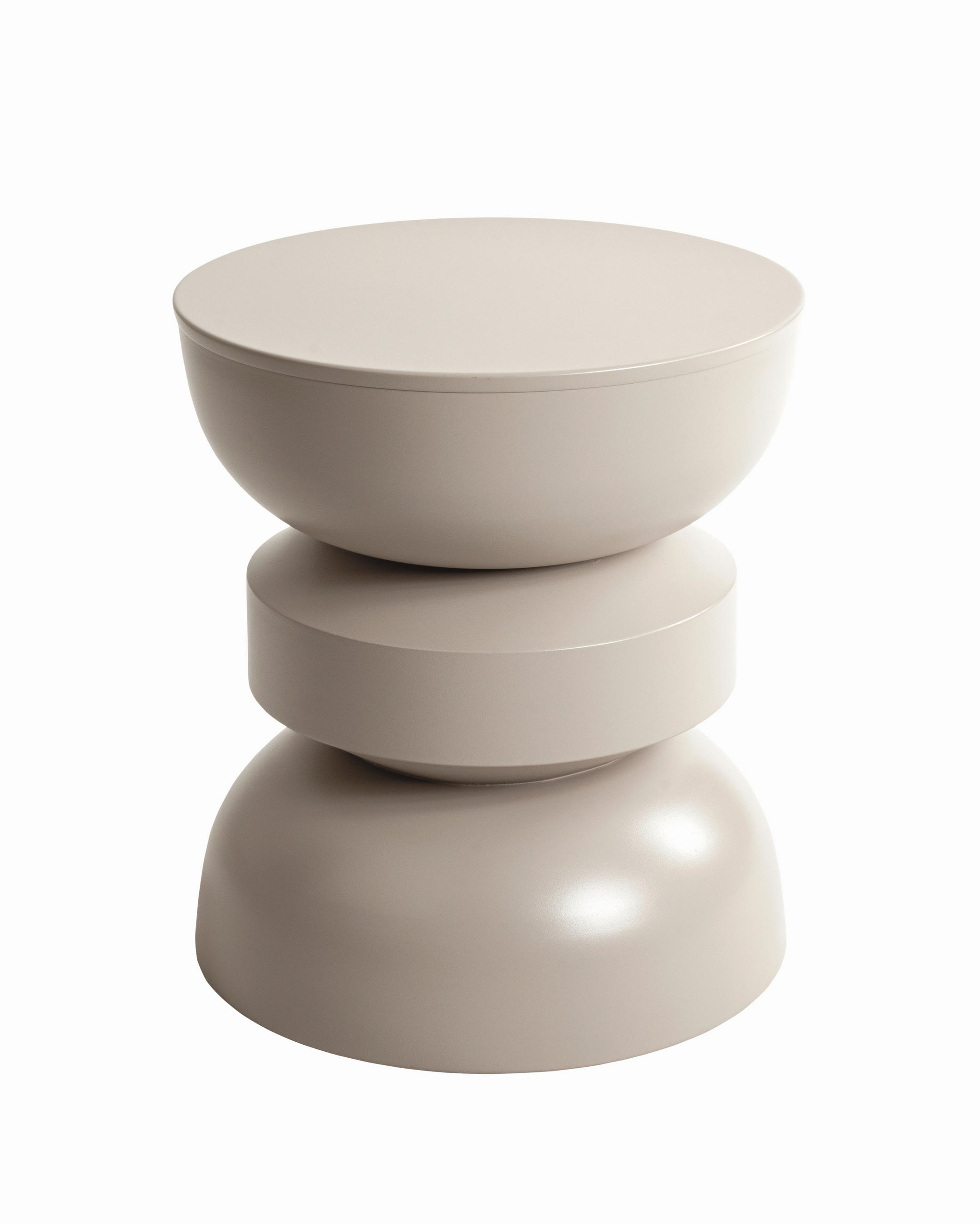 BEISTELLTISCH 40/40/45 cm Kaschmir rund  - Kaschmir, Design, Metall (40/40/45cm)