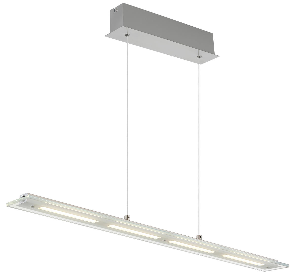 LED-HÄNGELEUCHTE 88/9/150 cm  - Klar/Transparent, Design, Glas/Kunststoff (88/9/150cm) - Globo