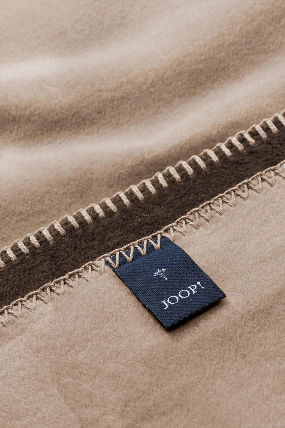 DOMÁCÍ DEKA, bavlna, 150/200 cm - mokka/šedavě hnědá, Basics, textil (150/200cm) - Joop!