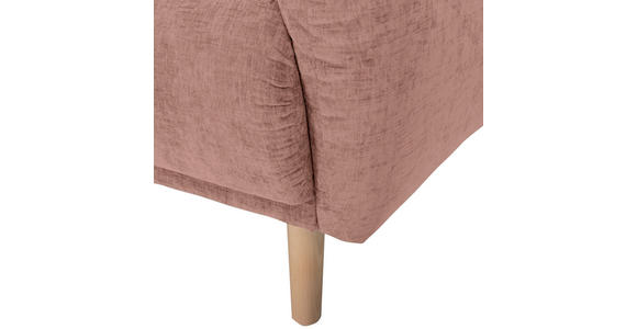 ECKSOFA Altrosa Flachgewebe  - Buchefarben/Altrosa, KONVENTIONELL, Holz/Textil (144/230cm) - Carryhome