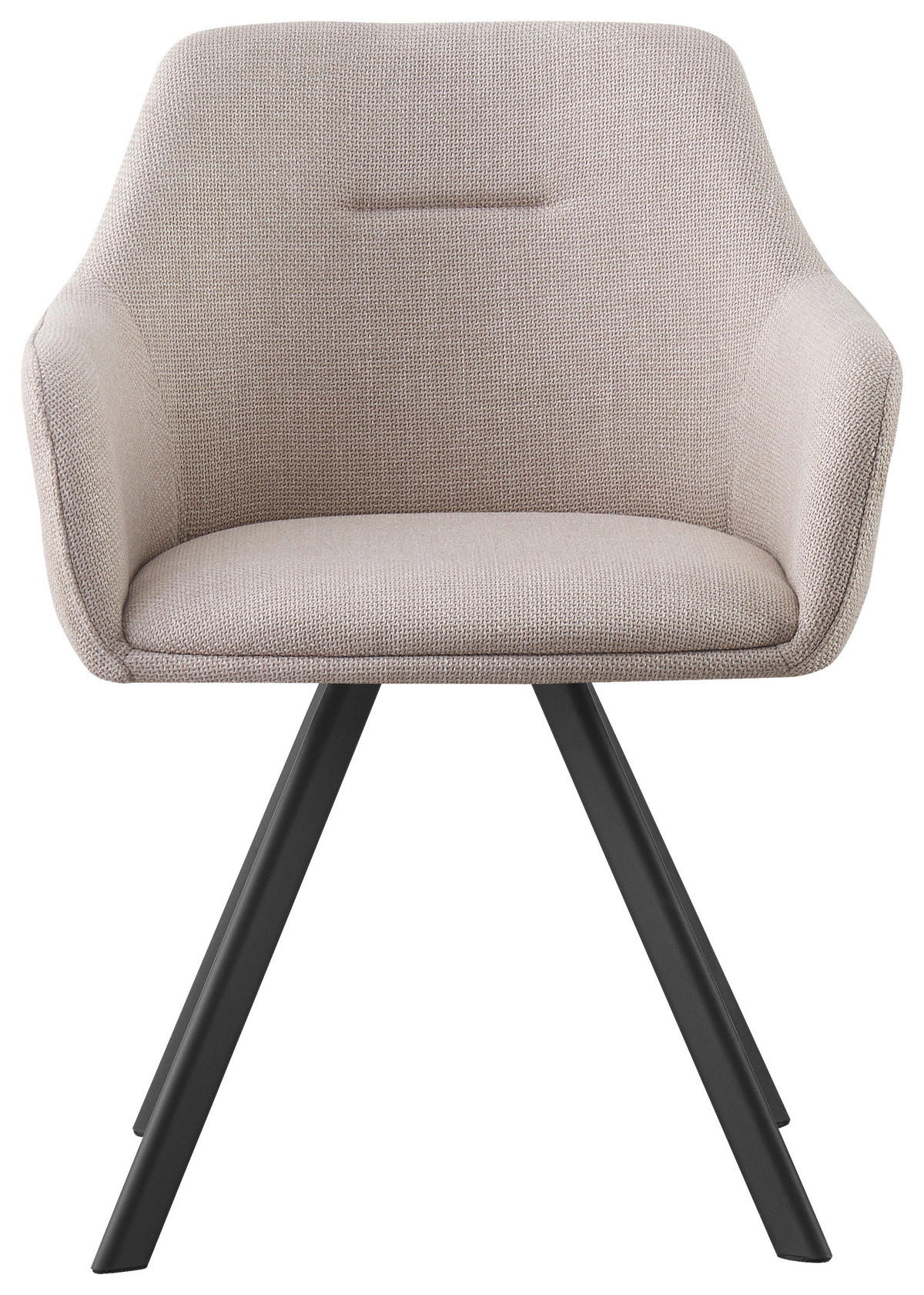 ŽIDLE S PODRUČKAMI, železo, tkaná látka, černá, béžová - černá/béžová, Design, kov/textil (58,5/78,5/60cm) - Hom`in