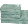 FROTTIERSET SW-Cuddly Grün, Mintgrün, Pastellgrün, Salbeigrün 6-teilig  - Salbeigrün/Pastellgrün, Basics, Textil - Schöner Wohnen
