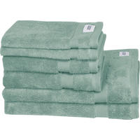 FROTTIERSET SW-Cuddly Grün, Mintgrün, Pastellgrün, Salbeigrün 6-teilig  - Salbeigrün/Pastellgrün, Basics, Textil - Schöner Wohnen