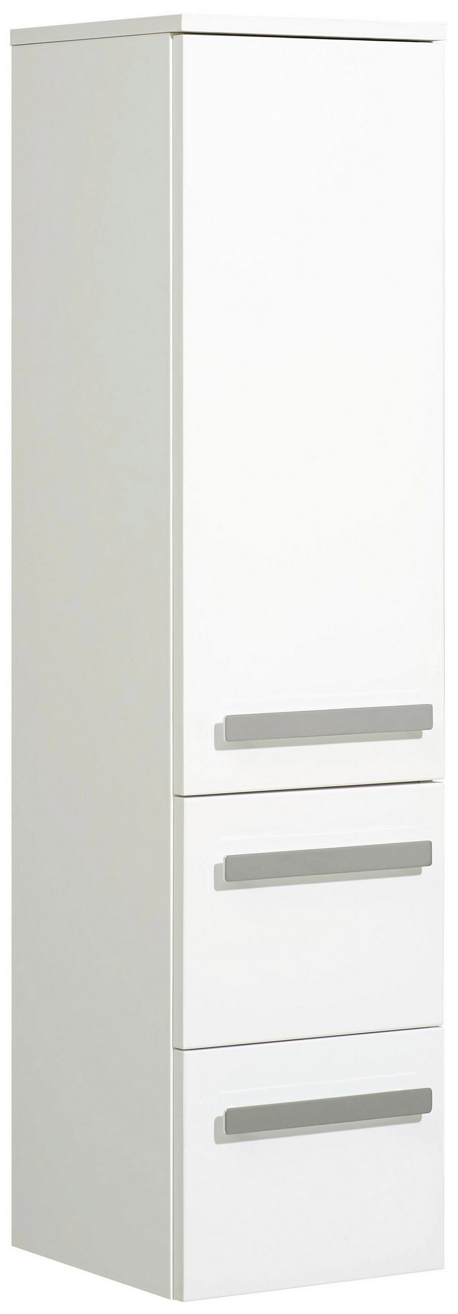 Sadena Midischrank Weiß Hochglanz 30x121x33 cm