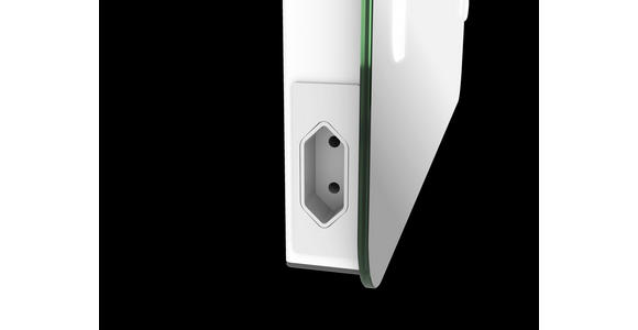 BADEZIMMERSPIEGEL 50/70/3,5 cm  - Silberfarben/Weiß, Basics, Glas/Kunststoff (50/70/3,5cm) - Xora