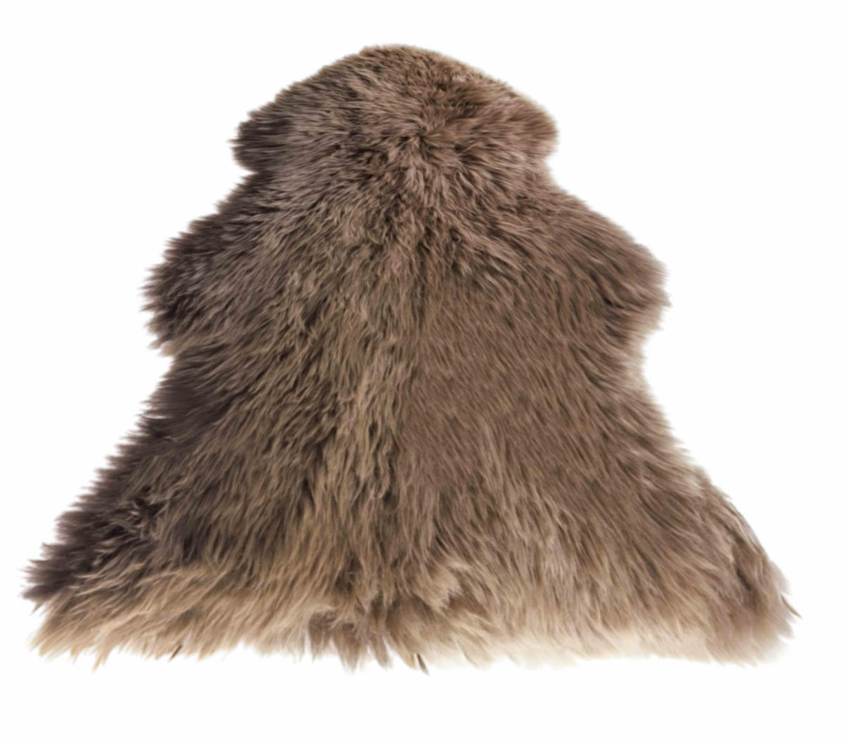SCHAFFELL 60/90 cm Braun Tierform  - Braun, Natur, Fell (60/90cm) - Linea Natura