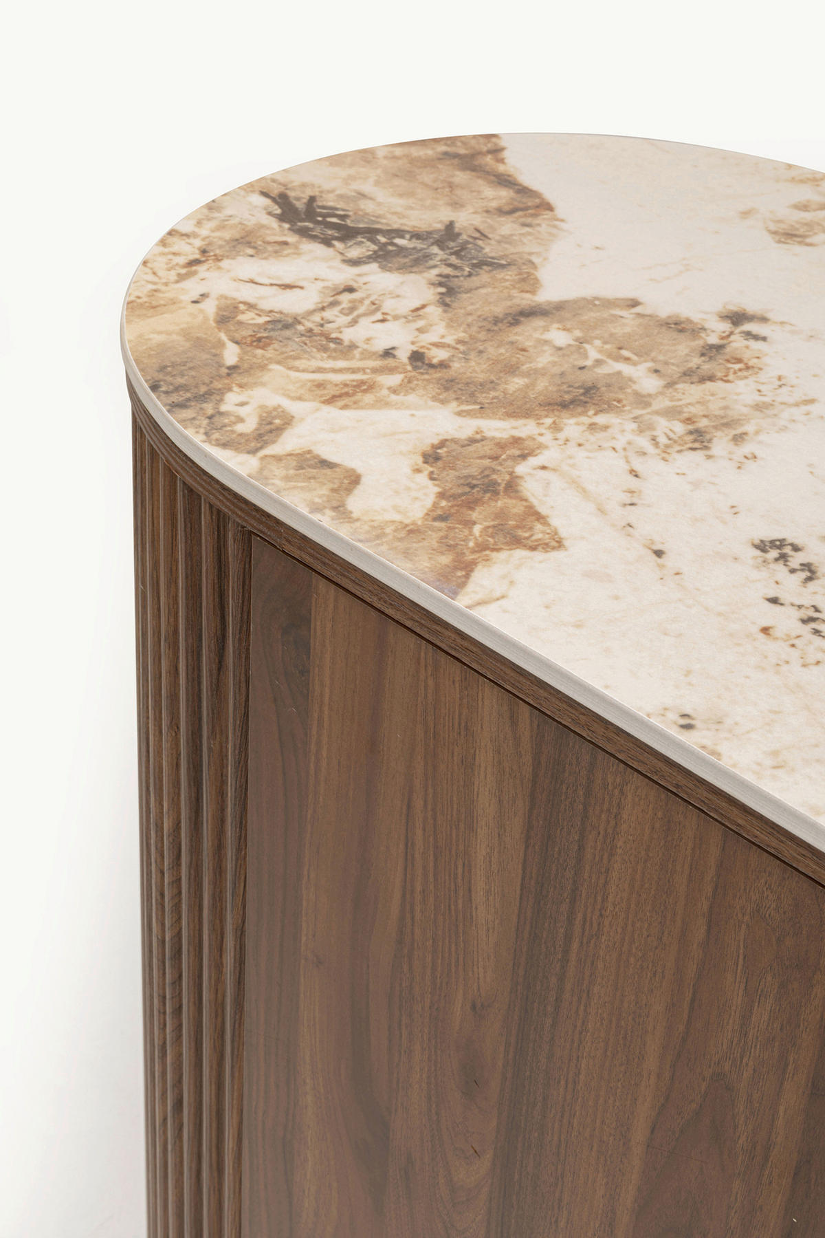 SIDEBOARD  180/76/45 cm  - Beige/Braun, KONVENTIONELL, Keramik/Holzwerkstoff (180/76/45cm) - Kare-Design