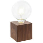 TISCHLEUCHTE 10/10/10 cm   - Eiche dunkel, Basics, Metall (10/10/10cm) - Novel