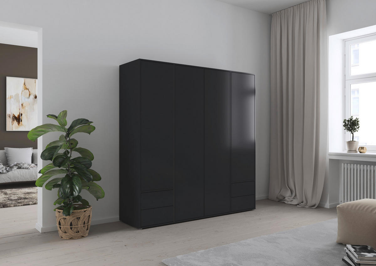 DREHTÜRENSCHRANK in Grau  - Grau, Modern, Holzwerkstoff (187/194/53cm) - Rauch Möbel