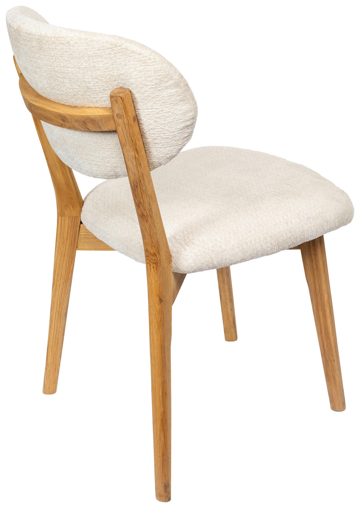 STUHL  Stoffauswahl Webstoff  - Eichefarben/Beige, MODERN, Holz/Textil (51/86/60cm) - Carryhome