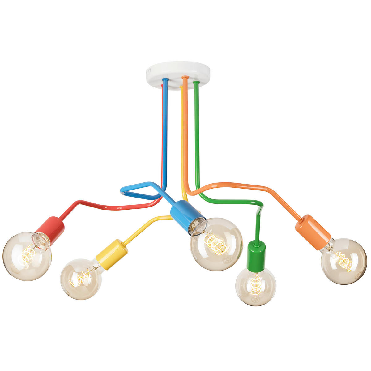 PENDELLEUCHTE Domino 40/59/59 cm   - Multicolor, Design, Metall (40/59/59cm)