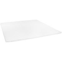 BÄDDMADRASS VISCO 200/200 cm  höjd ca 6 cm  - vit, Modern, textil (200/200cm) - Livetastic