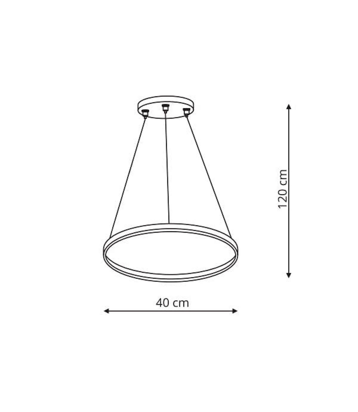 LED-HÄNGELEUCHTE 40/120 cm    - Schwarz, Design, Metall (40/120cm)