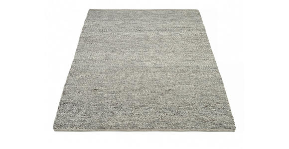 HANDWEBTEPPICH 200/200 cm Helsinki  - Graubraun, Basics, Textil (200/200cm) - Linea Natura