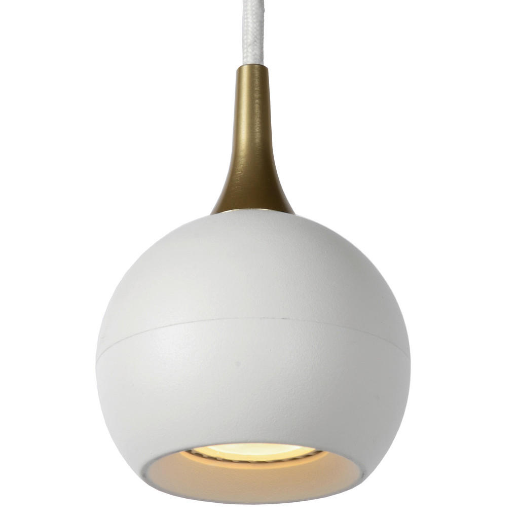 Thumbnail - Lucide Led-Hängeleuchte Favori, Weiß, Metall, 10x100x100 cm, RoHS, Reach, höhenverstellbar, Lampen & Leuchten, Innenbele...