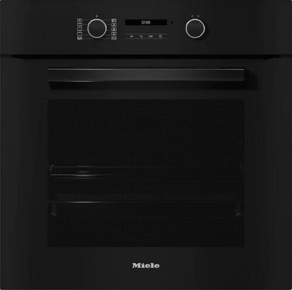 EINBAUBACKOFEN H 2851 BP  - Schwarz, Basics, Glas/Metall (59,5/59,6/56,8cm) - Miele