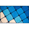 BADTEPPICH Blau 60/100 cm  - Blau, Basics, Kunststoff/Textil (60/100cm) - Grund
