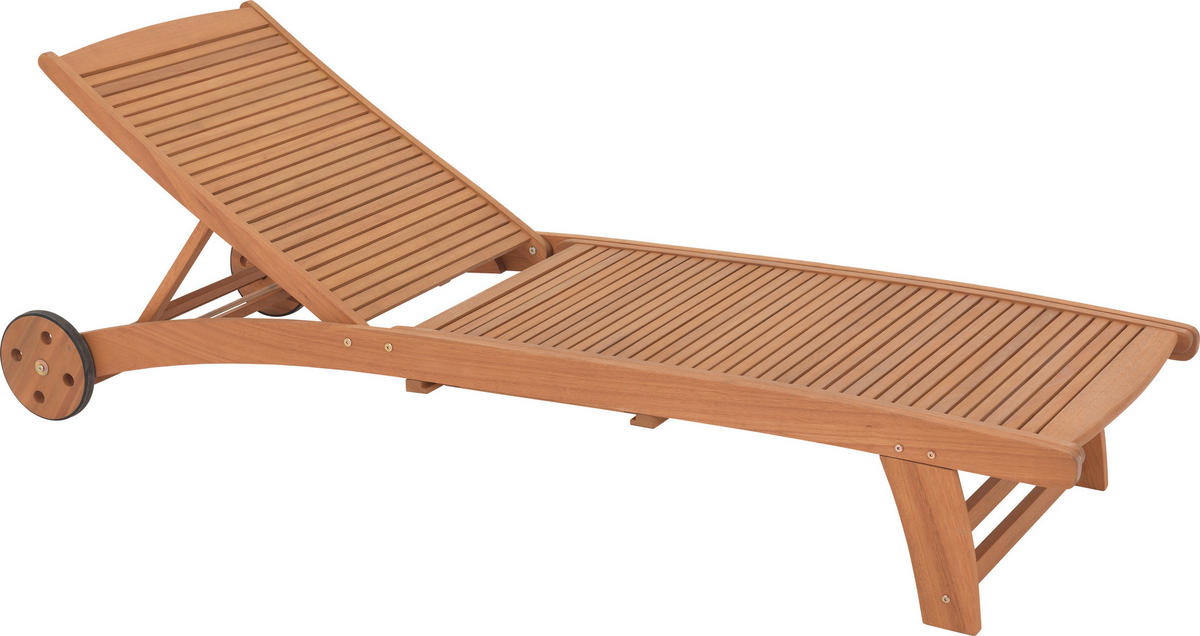 LEŽALJKA VRTNA  prirodne boje  drvo      - prirodne boje, Romantično / ladanjski, drvo (70/32/84/195cm) - Ambia Garden