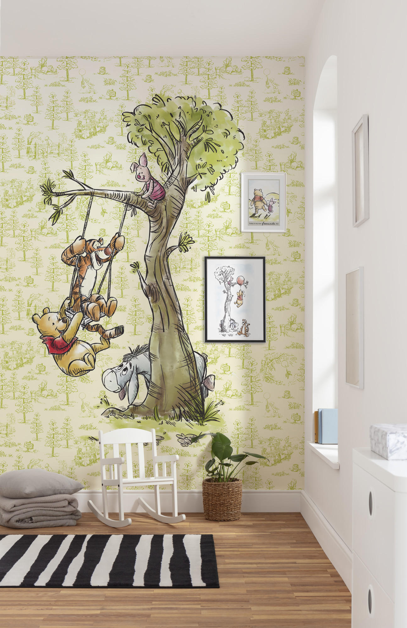 FOTOTAPETE  - Gelb/Braun, Trend, Textil (200/280cm) - Xora