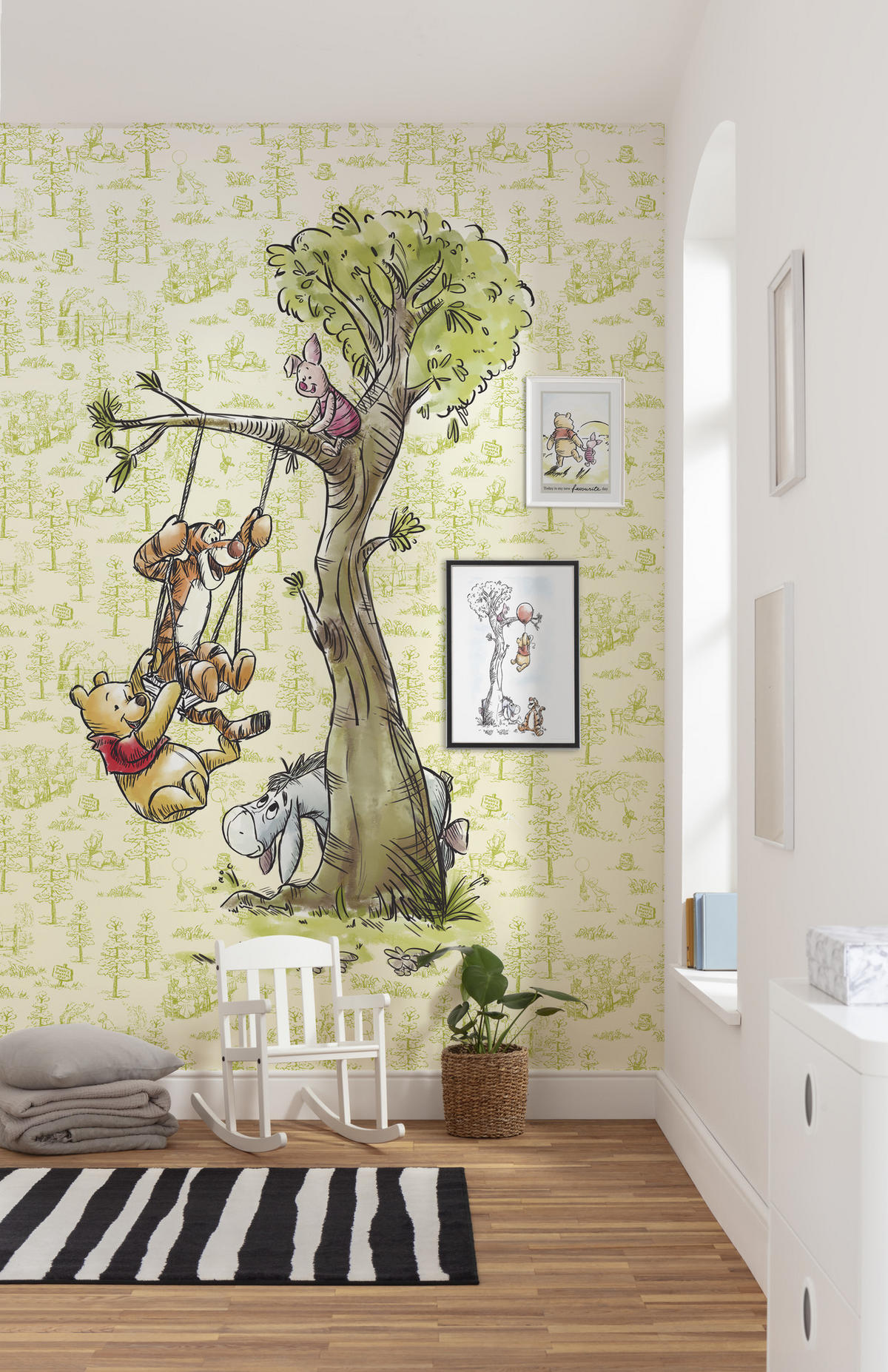 FOTOTAPETE - Gelb/Braun, Trend, Textil (200/280cm)