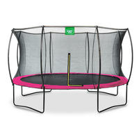 STUDSMATTA  - pink, Klassisk, metall/plast (391/267cm) - EXIT Toys