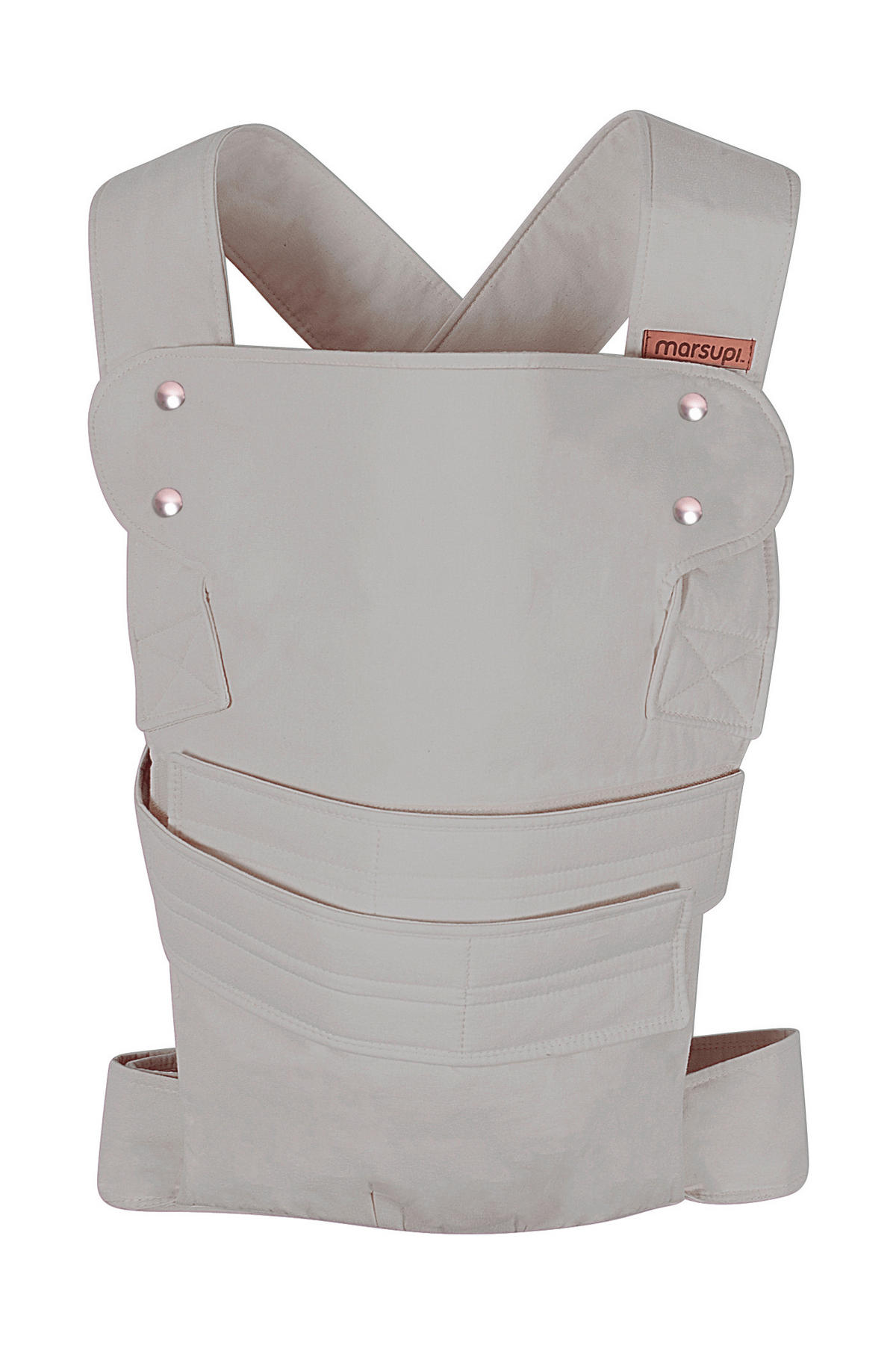 BABYTRAGE marsupi Breeze 2.0  - Hellgrau, Basics, Textil (S/Mnull) - Wickelkinder Manduca