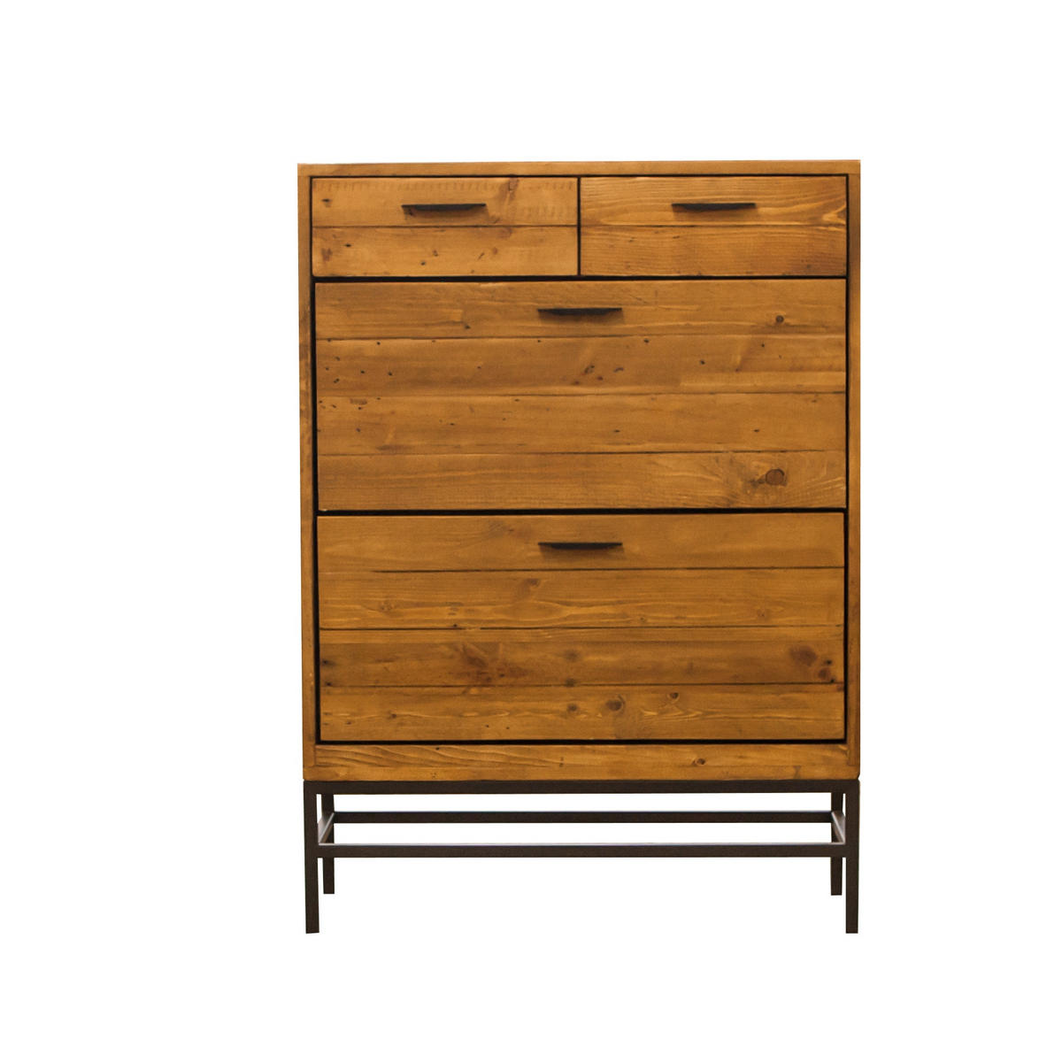 SKOGALLER  i 78/108/30 cm  - svart/pinjefärg, Trend, metall/trä (78/108/30cm) - Ambia Home