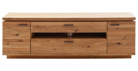 LOWBOARD Eichefarben  210/68/50 cm  - Eichefarben/Anthrazit, Natur, Holz/Holzwerkstoff (210/68/50cm) - Linea Natura