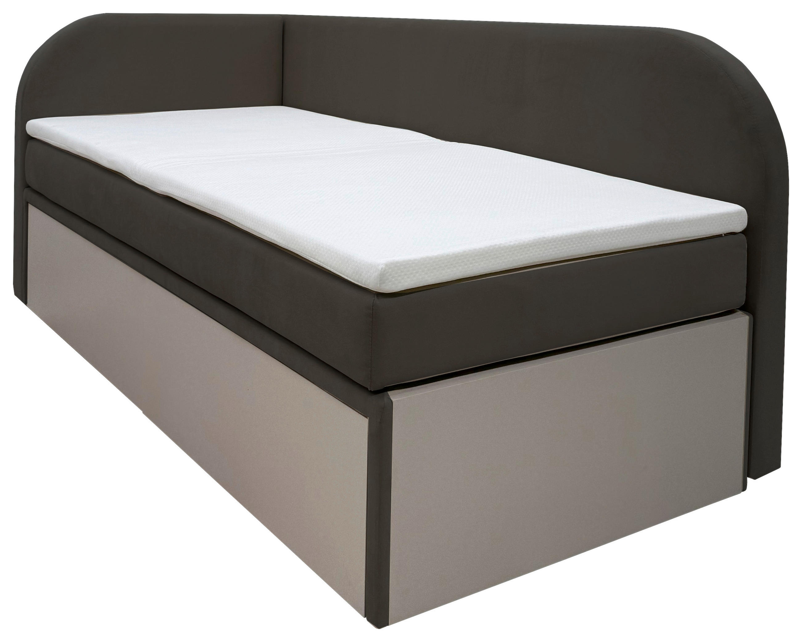 Livetastic ČALÚNENÁ POSTEĽ, 90/200 cm čierna