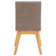 STUHL - Eichefarben/Beige, Design, Holz/Textil (45/102/56cm) - Novel