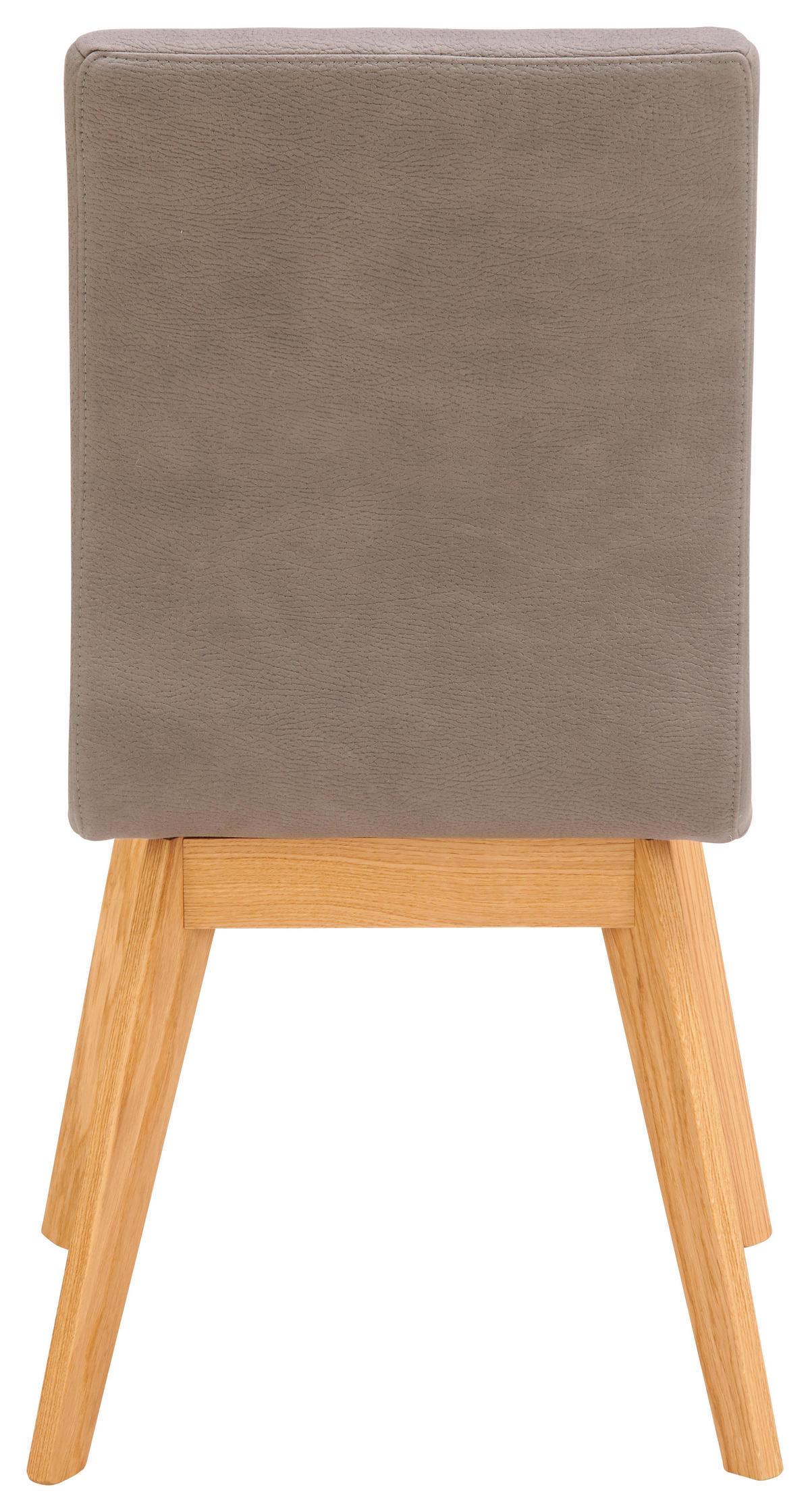 STOL, les, tekstil siva, barve hrasta  - siva/barve hrasta, Design, tekstil/les (45/102/56cm) - Novel
