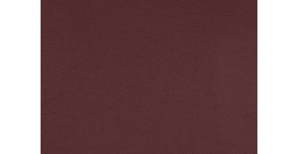 ECKSOFA in Echtleder Brombeere 334/176 cm - Brombeere/Schwarz, Design, Leder/Metall (334/176cm) - Dieter Knoll