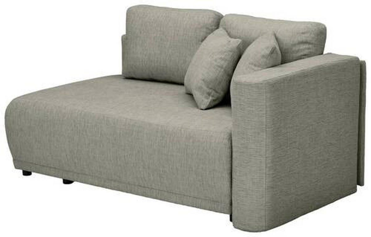 CHAISELONGUE Chenille Braun  - Schwarz/Braun, KONVENTIONELL, Kunststoff/Textil (171/73/93cm) - Carryhome