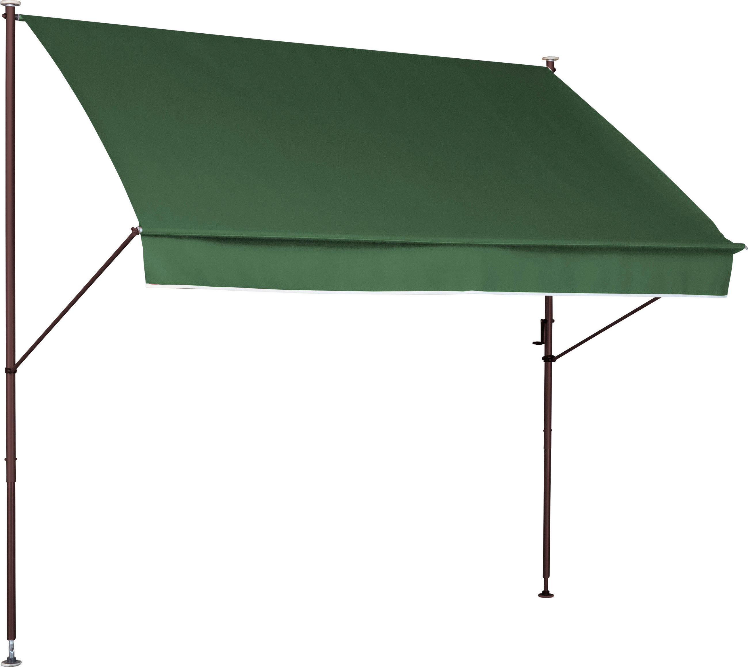 Boxxx Klemmmarkise Grün, Dunkelgrün 200x225-275x150 cm