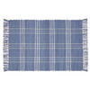 RUČNĚ TKANÝ KOBEREC, 60/90 cm, modrá - modrá, Basics, textil (60/90cm) - Boxxx