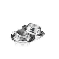 EIERBECHER Metall 2-teilig  - Edelstahlfarben, KONVENTIONELL, Metall (8,6/2cm) - Gefu