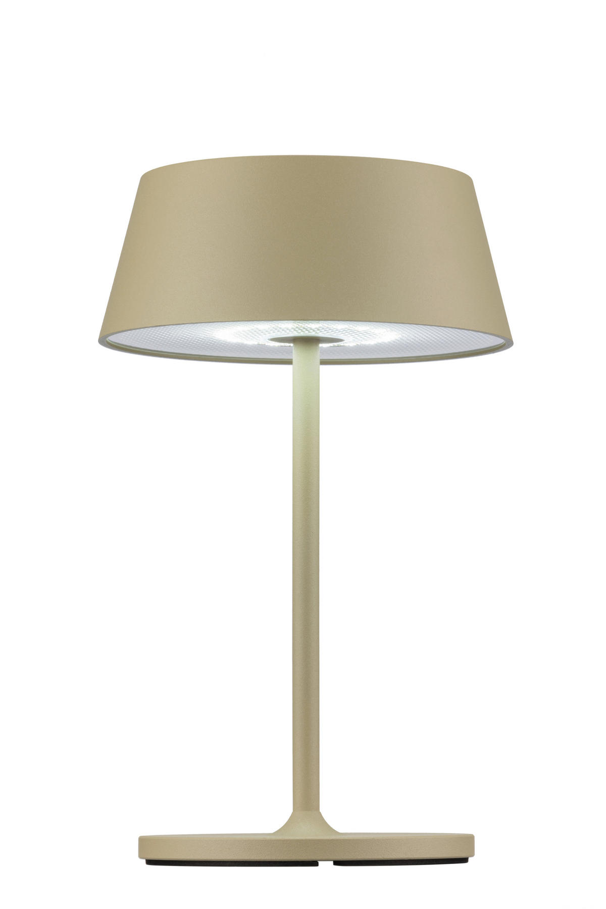 AKKU-TISCHLEUCHTE Naos 15/25 cm  - Grün, Design, Kunststoff/Metall (15/25cm) - Dieter Knoll