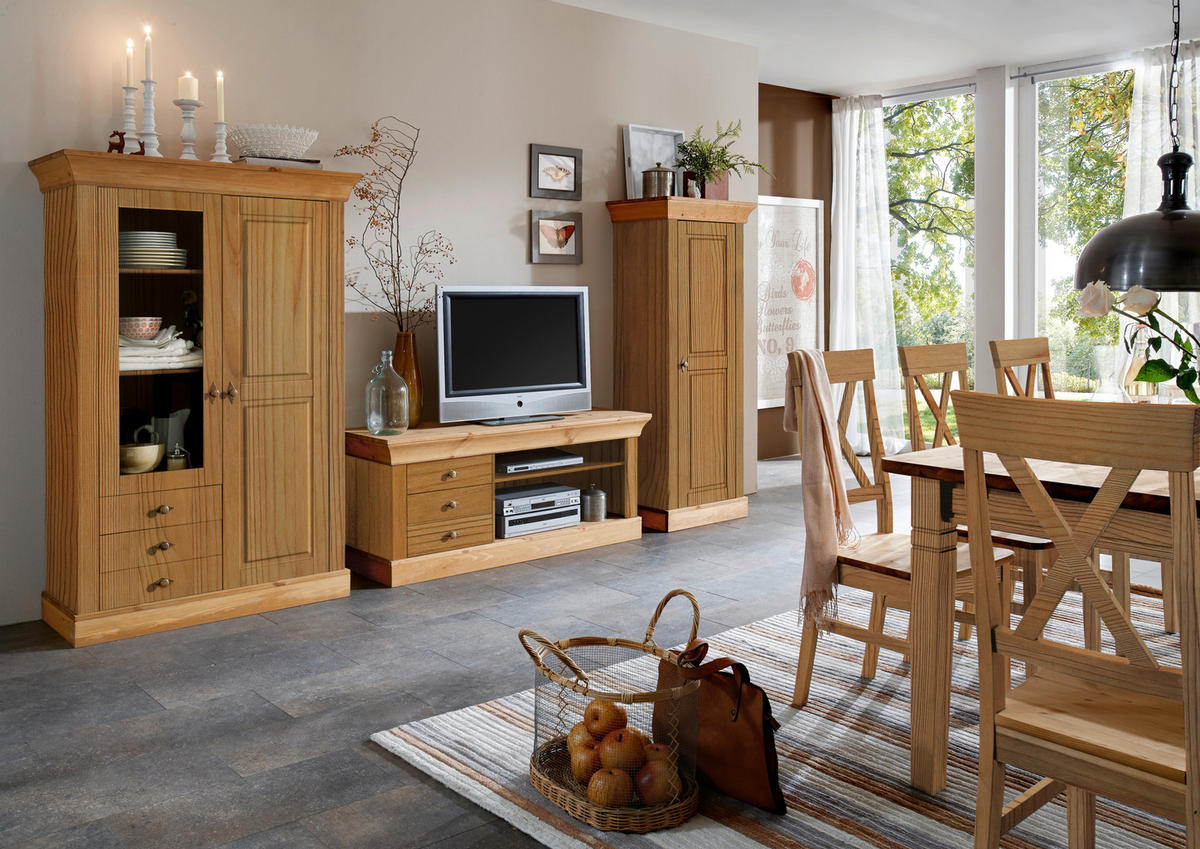 ESSTISCH in Holz 180/90/78 cm  - Laugenfarbig, ROMANTIK / LANDHAUS, Holz (180/90/78cm) - Boxxx