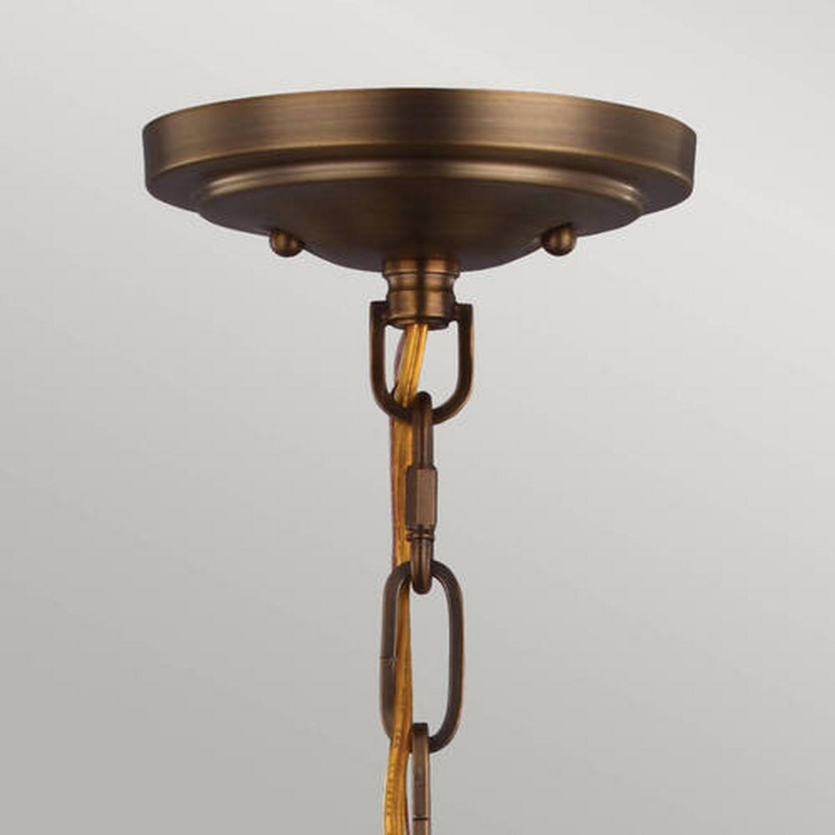 VISEČA SVETILKA  Elstead Cadence      33/48.3 cm      E27 - črna/barve medenine, Konvencionalno, kovina/steklo (33/48.3cm) - Elstead Lighting