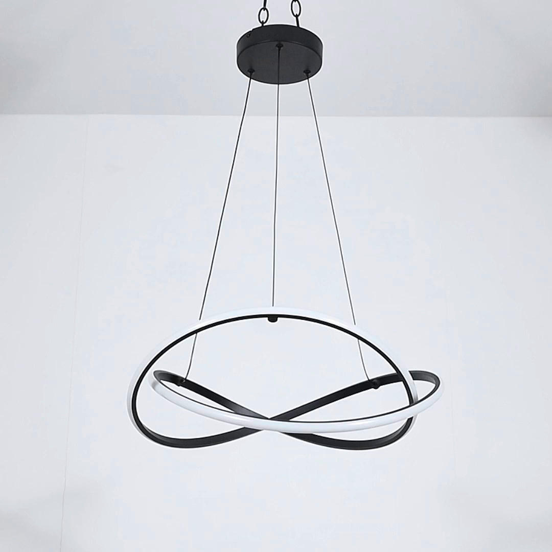 HÄNGELEUCHTE 47/120 cm  - Schwarz/Weiß, Trend, Kunststoff/Metall (47/120cm) - Collet's Monde